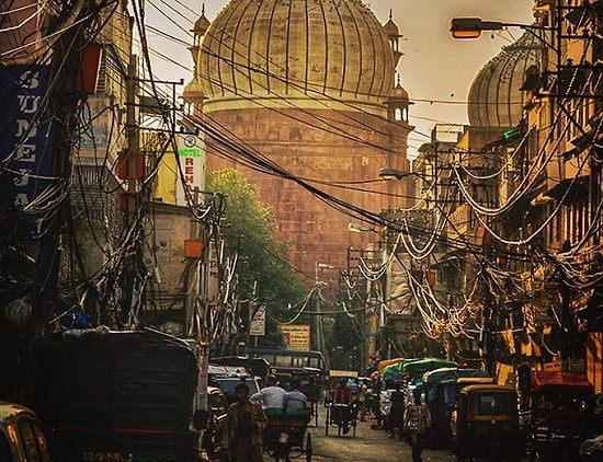 Типичная Индия: утро на Чадни Чоук