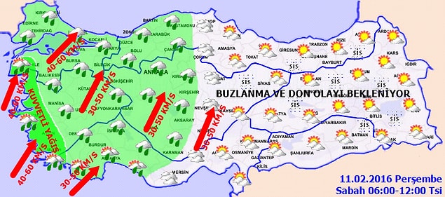 BÖLGELERİMİZDE HAVA