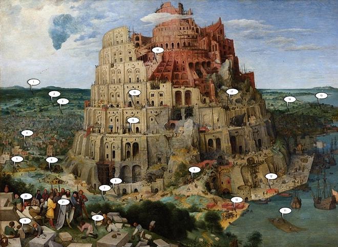 Pieter Bruegel'in 'Babil Kulesi' Adlı Tablosundan 22 Gizli Detay