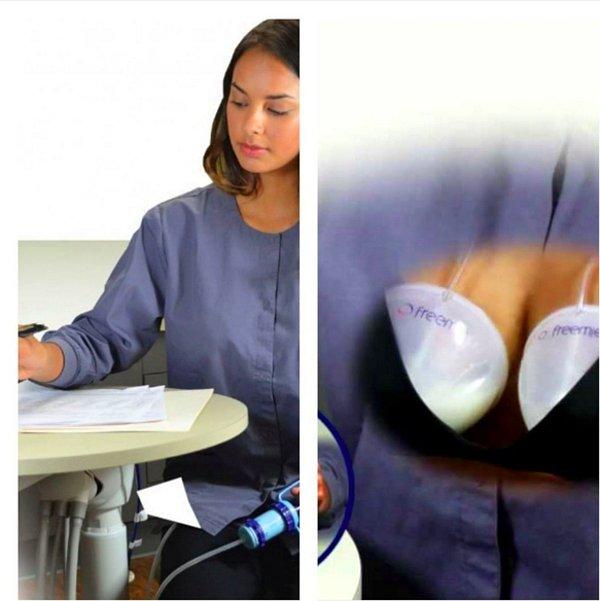 8. Emziren anneler için tasarlanan bu göğüs pompasını t-shirtünüzün altında her yerde kullanabilirsiniz.