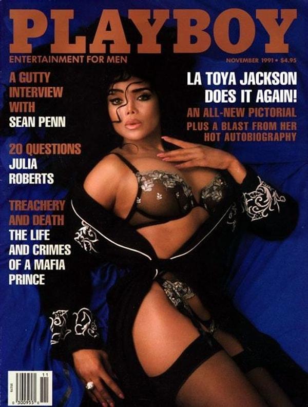 Kasım 1991'de Playboy'a tekrar poz vermeye zorladı.