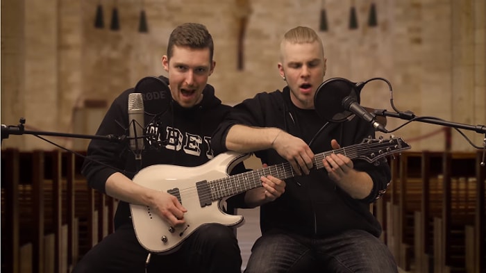 2 Adam 1 Gitar ve Muhteşem Eminem 'Rap God' Performansı