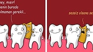 Ağzımızın İçinde Neler Oluyor? 9 Sevimli Karikatür ile Dişlerin ve Dilin Tatlı Mücadelesi