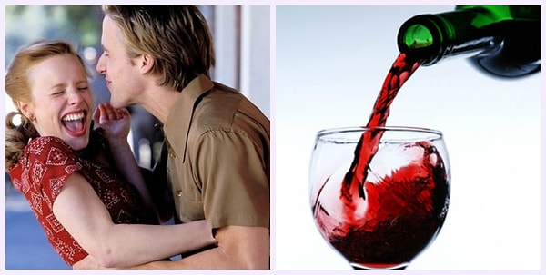 2. "Дневник памяти" + красное вино