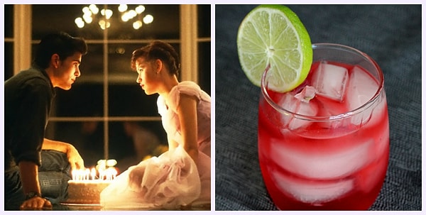 9. "Шестнадцать свечей" + клюквенная водка