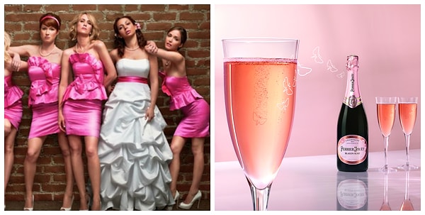 14. "Девичник в Вегасе" + розовое вино