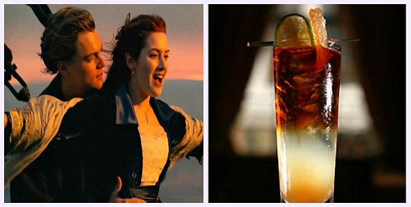 13. "Титаник" + коктейль "Тьма и буря"