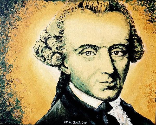9. Kant, düşünce tarihine yaptığı "dev" katkılardan dolayı, çok "heybetli" bir insan olduğu düşüncesi uyandırmasına karşın, sadece 153 cm boyundaydı.