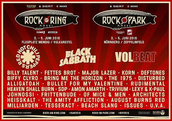1. Rock Am Ring (3-5 Haziran)