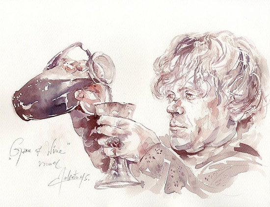 Необыкновенное искусство: картины, написанные вином