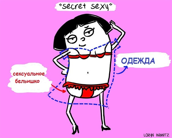 1. Носи под одеждой красное сексуальное белье.
