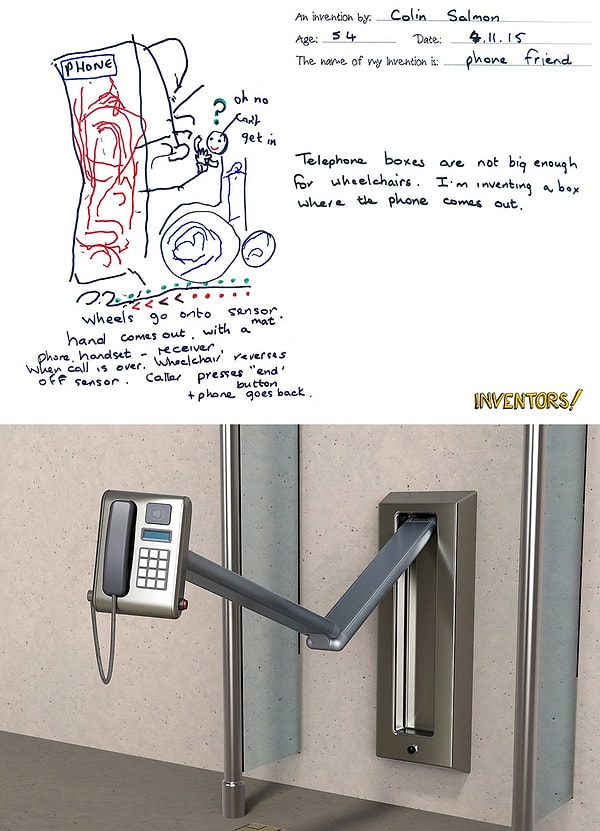 1. Colin: телефон для инвалидов.