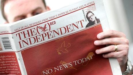 Independent Artık Kağıda Basılı Olarak Çıkmayacak