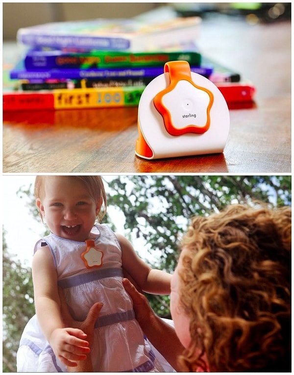 10. Устройство отслеживания количества произнесенных слов вами и вашим ребенком в течении дня.