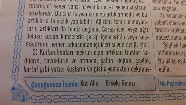 12. O gün doğan çocuklara isim önermesi.