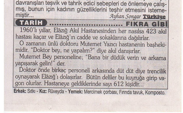 7. Arka yüzündeki fıkralarla en azından tebessüm ettirebilmesi.