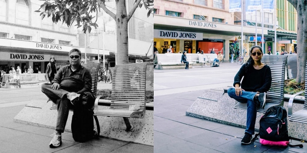 Ölen Babasının Gezdiği Mekanlardaki Hatıralarını Birebir Canlandıran Kızından 18 Fotoğraf