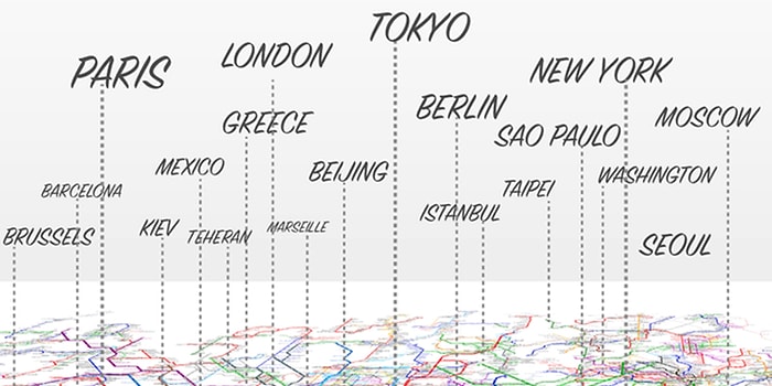 Dünyanın Bütün Metro İstasyonları Birleşseydi Nasıl Olurdu?