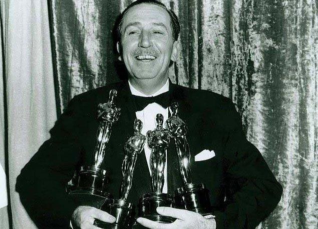 22. Walt Disney hayatı boyunca bütün dallarda toplam 22 tane ödül kazanarak "en çok Oscar kazanan insan" unvanına sahiptir.
