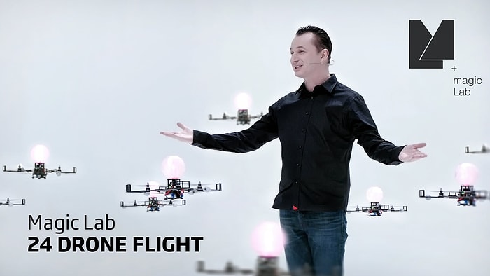 Drone'ların Efendisi: El Hareketleriyle 24 Drone'a Hükmeden Sihirbaz