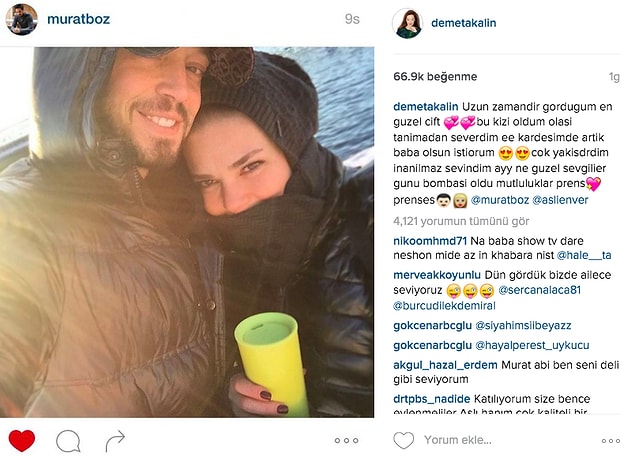 Bu yeni çiftin, ünlü bir hayranları dahi vardı: Demet Akalın!