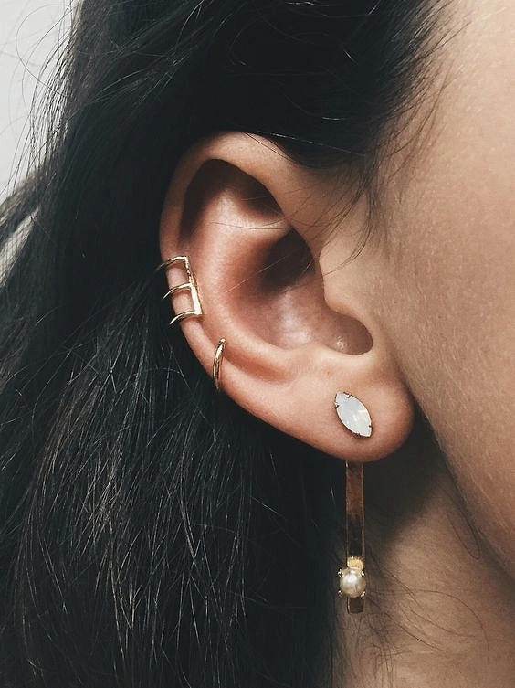 Unisex Moda Manyetik Dugme Kupe Olmayan Piercing Kikirdak Tragus Helix Kupe Kristal Miknatis Burun Damizlik 8 Cift Paket Hatira Kupeler Aliexpress