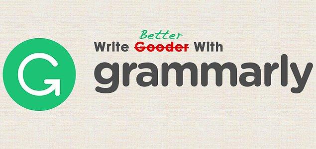 1. İmla hatalarınızı ve yazım yanlışlarınızı Grammarly kontrol edebilir.