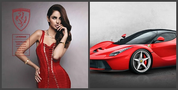 2. LaFerrari от Махлаги Джабери - роскошная сексапильная брюнетка