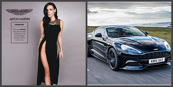 10. Aston Martin Vanquish от Берглинды Айси - девушка Бонда