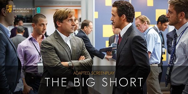 Лучший адаптированный сценарий: "Игра на понижение" (The Big Short)