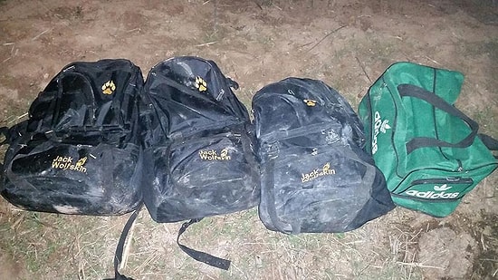 Şanlıurfa'nın Suriye Sınırında 4 Sırt Çantasında 50 Kilo Patlayıcı Ele Geçirildi