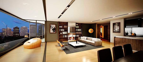 Твой дом - просторная квартира в небоскребе!