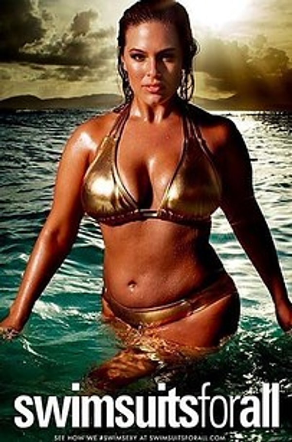 4. Но и до этого Эшли успела побывать на обложках журналов. Она рекламировала бренд Swimsuits for All.