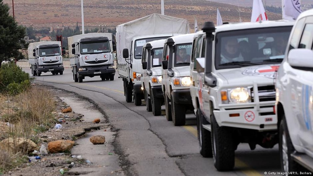 Suriye Hükümeti Yardım Konvoylarına İzin Verdi
