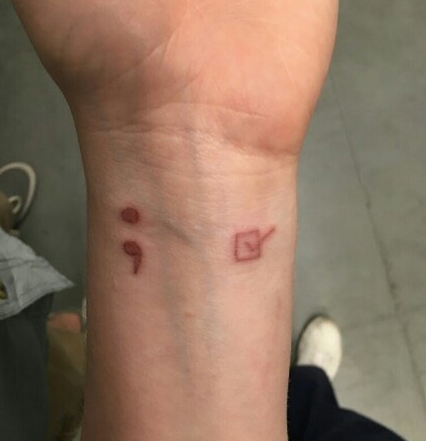 31. Точка с запятой и галочка