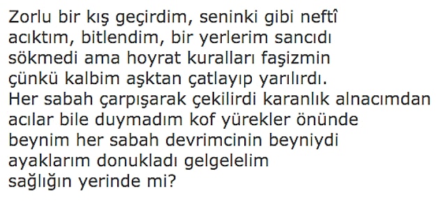 13. Bu dizeler hangi şairimize aittir?