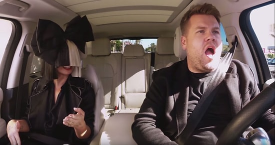 James Corden'la Carpool Karaoke'de Şimdi Sıra Sia'da