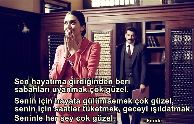 #13 Seninle her şey çok güzel.