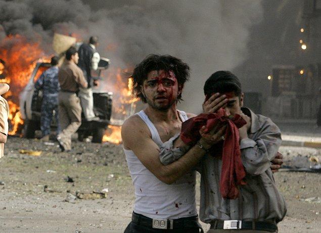 6. Irak 9,929 terör saldırısıyla tüm dünyada en çok terörist saldırının gerçekleştiği ülke.