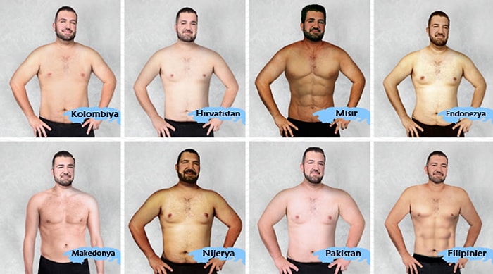 İdeal Erkek Vücudu Algısının Ülkeden Ülkeye Büyük Değişim Gösterdiğinin Kanıtı 19 Fotoğraf