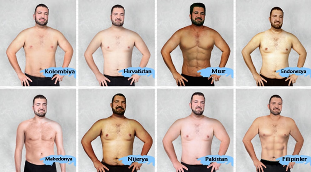 İdeal Erkek Vücudu Algısının Ülkeden Ülkeye Büyük Değişim Gösterdiğinin Kanıtı 19 Fotoğraf