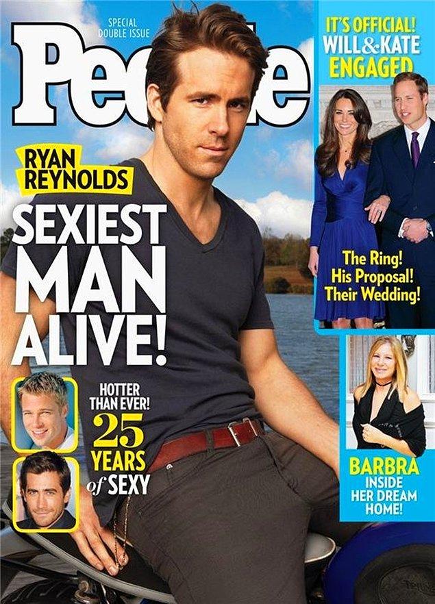 Ryan Reynolds 2010 yılında People dergisi tarafından “Yaşayan En Seksi Erkek” seçildi.