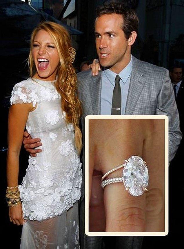 Sevgilisi Blake Lively ile 9 Eylül 2012'de evlenen Ryan Reynolds tam bir aşk sarhoşu!