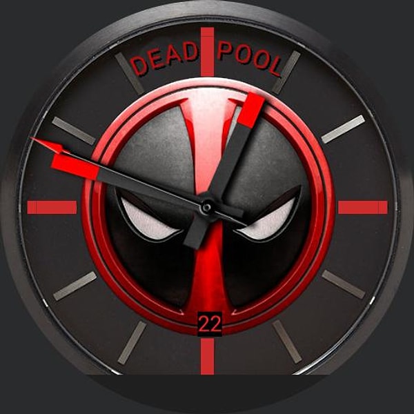 17. Часы "Дэдпул"