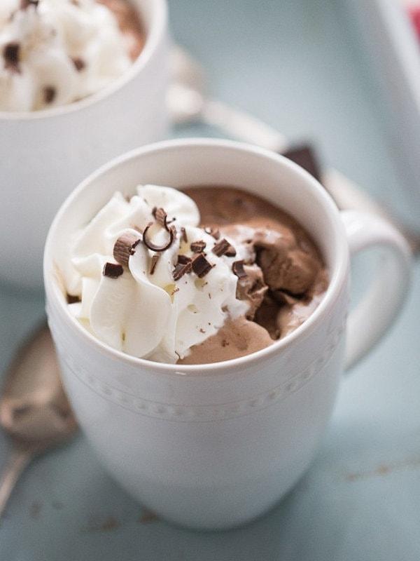 5. KAhve sevmeyenlerdenseniz, size sıcak çikolata tavsiye edebilirim