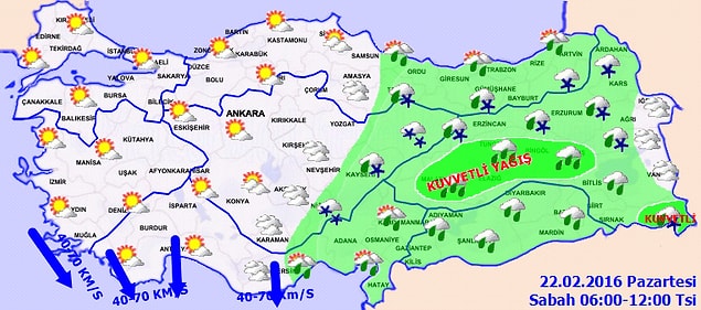 Bölgelerimizde Hava
