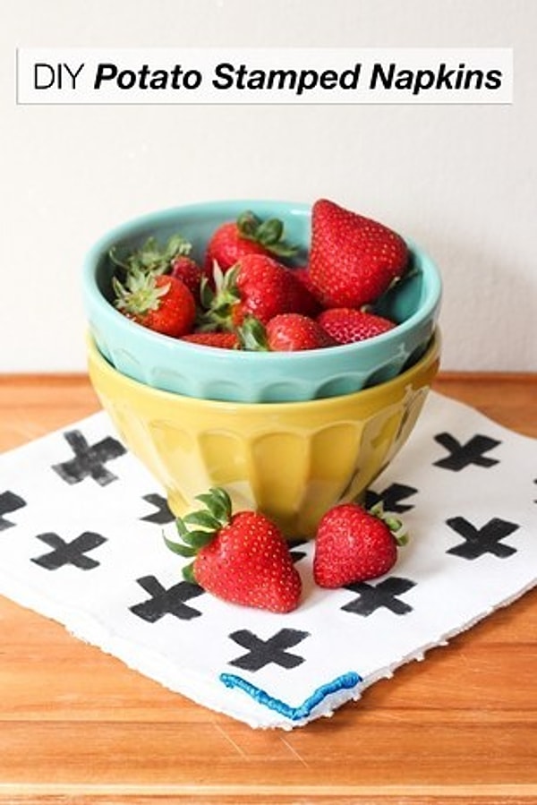 1. Штампики из сырого картофеля