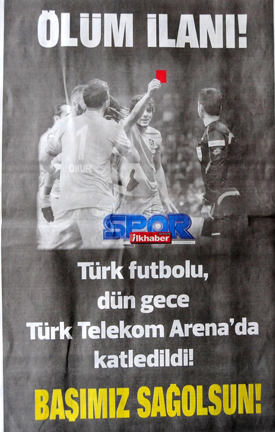 Trabzon Yerel Basini Ofkeli Tff Ye De Mhk Ye De Hakeme De