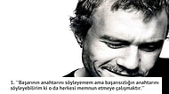 Kara Şövalye'nin Joker'i Heath Ledger'dan Hayata Dair Söylenmiş 12 Çarpıcı Söz