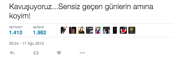 17. Vuslata beş kala bu küfür yakışmadı...